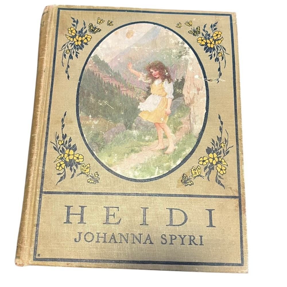 ANTIQUE‎ 1919 Heidi Book by  Johanna Spyri ~ 2nd Impression - Gift Edition